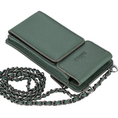 Bolso para teléfono Vittoria Universal Slim tipo bandolera de cuero 
