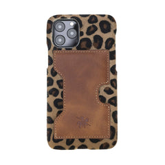 Funda tipo billetera de cuero con bloqueo RFID Florence para iPhone 11 Pro