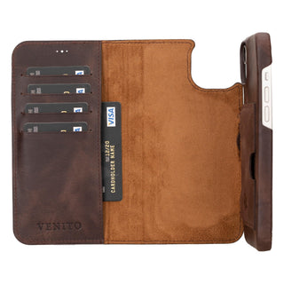 Florence RFID Blocking Leather Wallet Case for iPhone 15 Plus