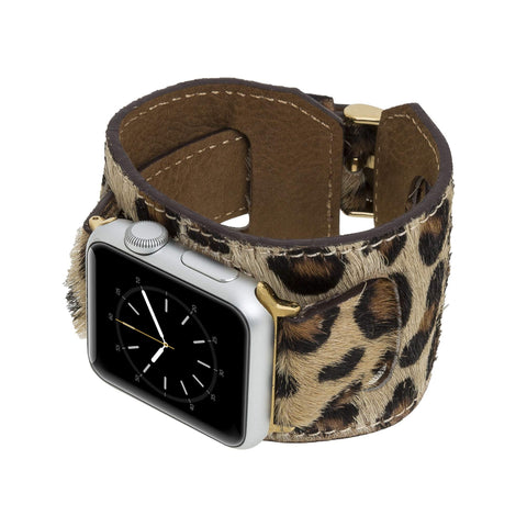 Ancona Leather Cuff Band Strap for Apple Watch