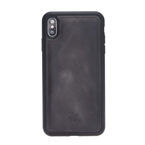 Funda de cuero Lucca Snap On para iPhone XS Max