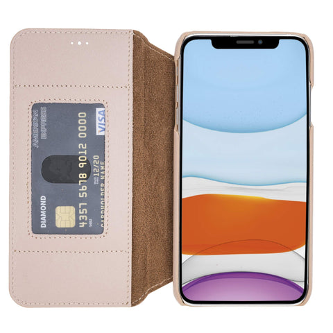 Venice RFID Blocking Leather Wallet Stand Case for iPhone XS Max
