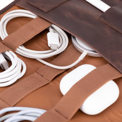 Lazio Leather Cable Organizer