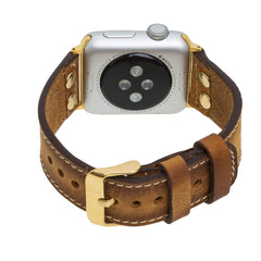 Correa de cuero Como para Apple Watch