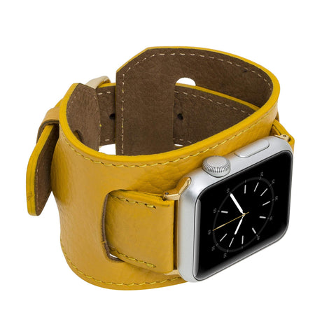 Ancona Leather Cuff Band Strap for Apple Watch