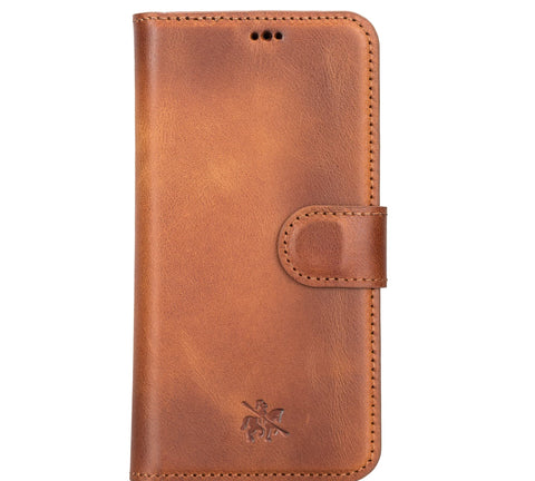 Ravenna RFID Blocking Detachable Leather Wallet Case for iPhone 14 Pro