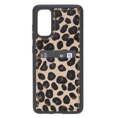Funda tipo billetera de cuero Capri Snap On para Samsung Galaxy S20