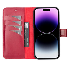 Ravenna RFID Blocking Detachable Leather Wallet Case for iPhone 14 Pro Max