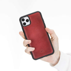 Lucca Snap On Leather Case for iPhone 11 Pro Max