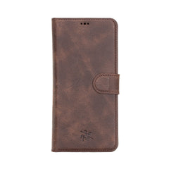 Funda tipo billetera de cuero con bloqueo RFID Florence para Samsung Galaxy S21 Plus