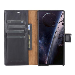 Funda tipo billetera de cuero con bloqueo RFID Florence para Samsung Galaxy Note 10 Plus