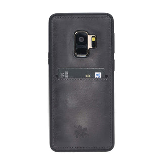Funda tipo billetera de cuero Cosa Snap On para Samsung Galaxy S9