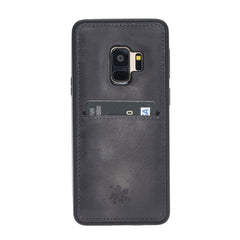 Funda tipo billetera de cuero Cosa Snap On para Samsung Galaxy S9