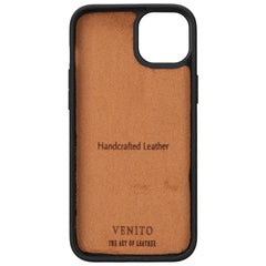 Funda de cuero Lucca Snap On para iPhone 15 Plus