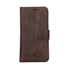 Funda tipo billetera de cuero con bloqueo RFID Florence para iPhone 15