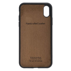 Funda de cuero Lucca Snap On para iPhone XR