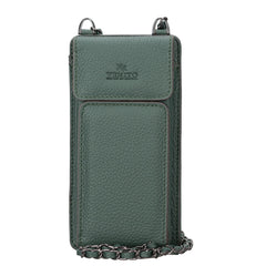 Bolso para teléfono Vittoria Universal Slim tipo bandolera de cuero 