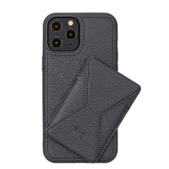 Messa RFID Blocking Leather Case for iPhone 12 Pro Max with a Detachable Wallet