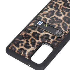 Funda tipo billetera de cuero Capri Snap On para Samsung Galaxy S20