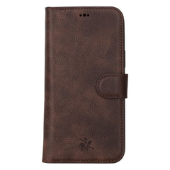 Ravenna RFID Blocking Detachable Leather Wallet Case for iPhone 15 Plus