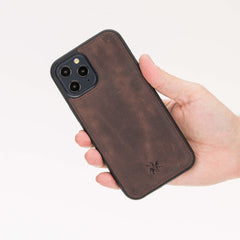 Lucca Snap On Leather Case for iPhone 13 Pro Max