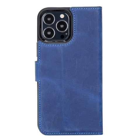 Ravenna RFID Blocking Detachable Leather Wallet Case for iPhone 13 Pro Max