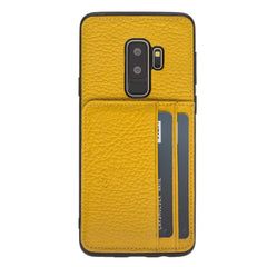 Funda tipo billetera de cuero Pisa Snap On con soporte para Samsung Galaxy S9 Plus