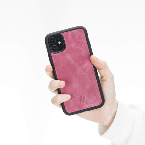 Lucca Snap On Leather Case for iPhone 11