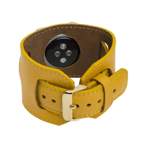 Ancona Leather Cuff Band Strap for Apple Watch