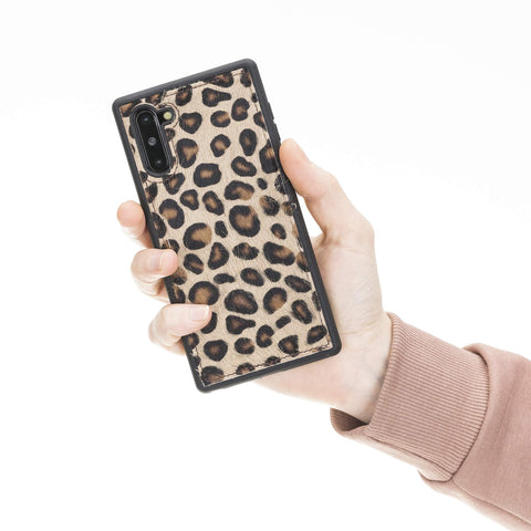Funda de cuero Lucca Snap On para Samsung Galaxy Note 10