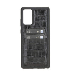 Funda tipo billetera de cuero Capri Snap On para Samsung Galaxy Note 20