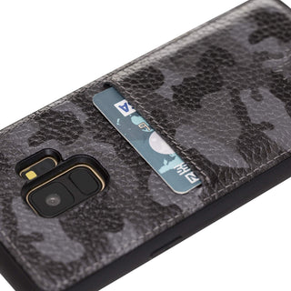 Funda tipo billetera de cuero Cosa Snap On para Samsung Galaxy S9