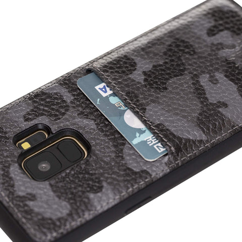 Cosa Snap On Leather Wallet Case for Samsung Galaxy S9