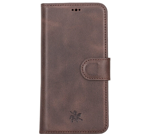 Funda tipo billetera de cuero desmontable con bloqueo RFID Ravenna para iPhone 14