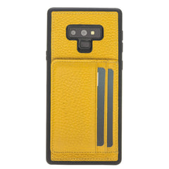 Funda tipo billetera de cuero Pisa Snap On con soporte para Samsung Galaxy Note 9