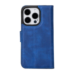 Funda tipo billetera de cuero desmontable con bloqueo RFID Ravenna para iPhone 15 Pro