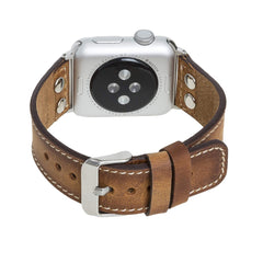 Correa de cuero Como para Apple Watch