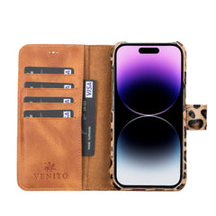 Florence RFID Blocking Leather Wallet Case for iPhone 14 Pro