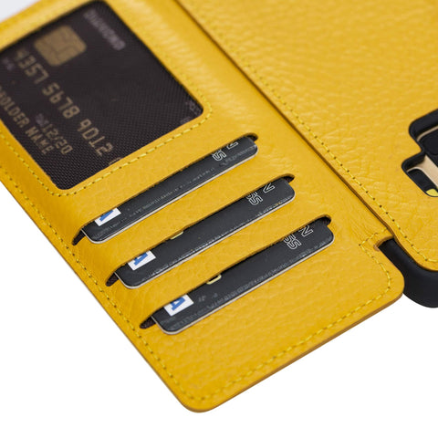 Verona RFID Blocking Leather Slim Wallet Case for Samsung Galaxy S9