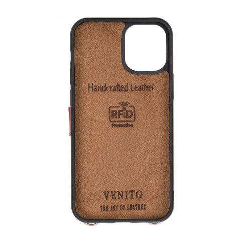 Fermo Leather Crossbody Wallet Phone Case for iPhone 12 Mini