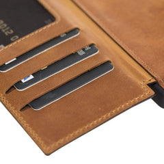 Verona - Funda tipo cartera delgada de piel con bloqueo RFID para Samsung Galaxy Note 10