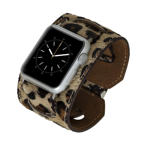 Ancona Leather Cuff Band Strap for Apple Watch