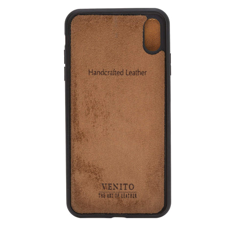 Funda tipo billetera delgada de cuero con bloqueo RFID Verona para iPhone XS Max