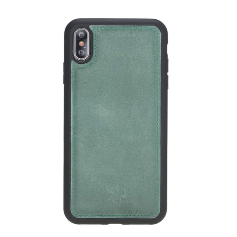 Funda de cuero Lucca Snap On para iPhone XS Max