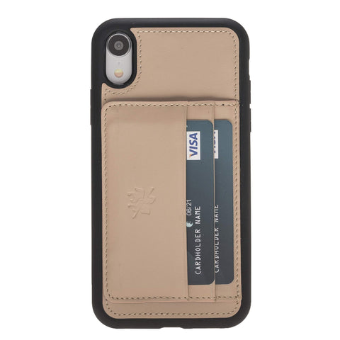 Pisa Snap On Leather Wallet Case with Stand for iPhone XR