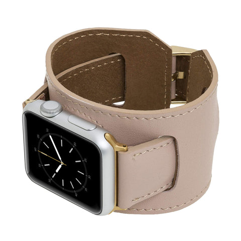 Ancona Leather Cuff Band Strap for Apple Watch