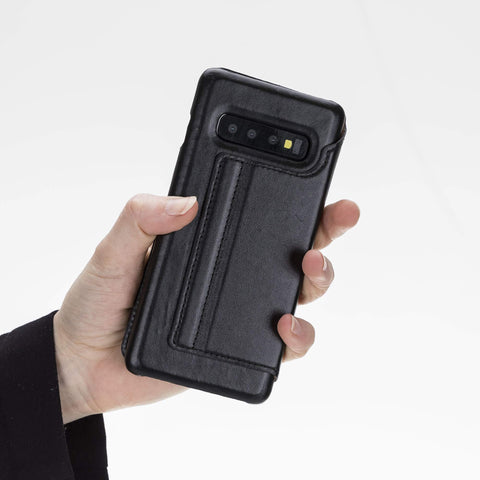 Venice RFID Blocking Leather Wallet Stand Case for Samsung Galaxy S10