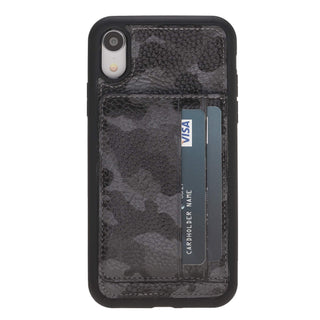 Pisa Snap On Leather Wallet Case with Stand for iPhone XR