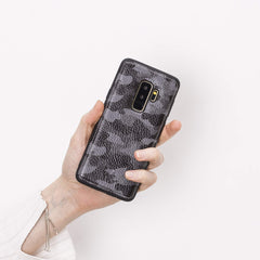 Funda de cuero Lucca Snap On para Samsung Galaxy S9 Plus