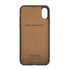 Funda de cuero Lucca Snap On para iPhone XS
